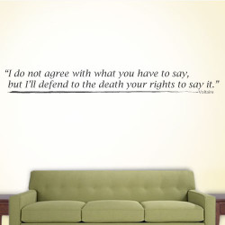 I Do Not Agree Wall Decal