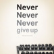 Never Never Never Wall Decal