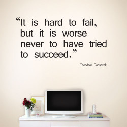 It Is Hard Wall Decal