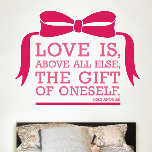 View ProductLove Is A Gift Wall Decal