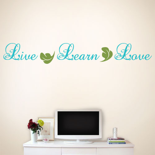 View ProductLive Learn Love Wall Decal