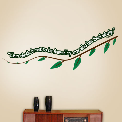 View ProductEven Death Not Feared Wall Decal