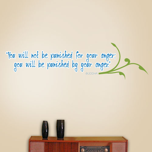 View ProductPunished By Anger Wall Decal