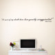 Death Exaggerated Wall Decal