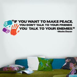 Peace Friends Enemies