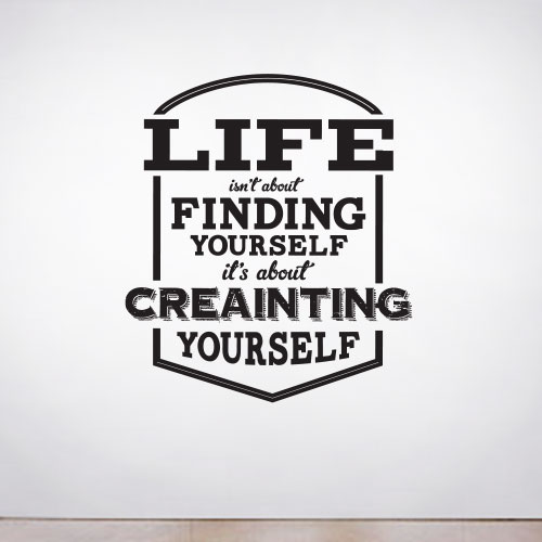 View Product Create Yourself Wall Decal