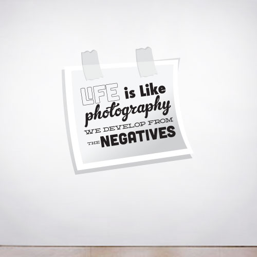 View ProductLife is like Photography Wall Decal