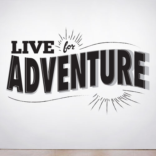 View Product Live for Adventure Wall Decal