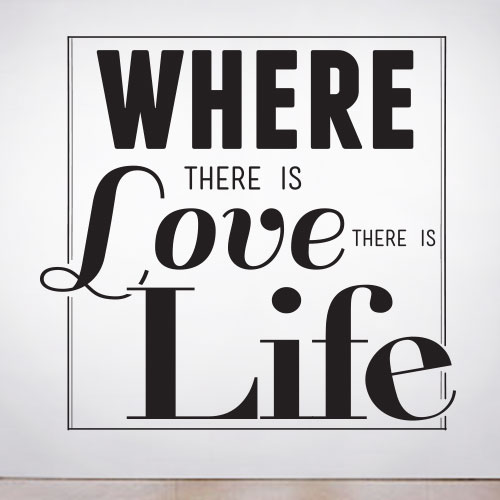 View ProductWhere there is Love Wall Decal