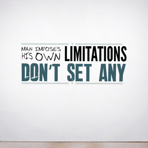 View ProductLimitations Wall Decal