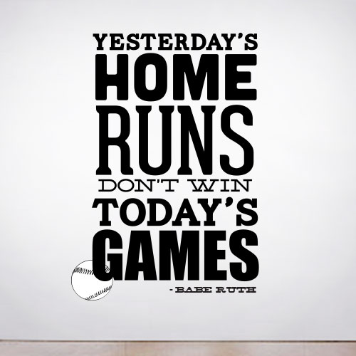 View ProductYesterdays Home Runs Wall Decal