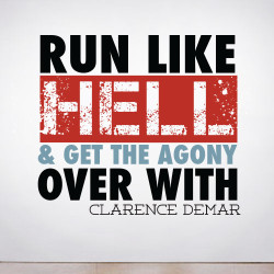 Run Like Hell Wall Decal