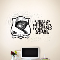 A Good Plan Wall Decal