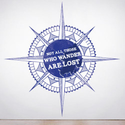 Not all those who Wander Wall Decal