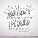 To be Great Wall Decal