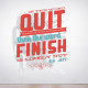 The Word Quit Wall Decal