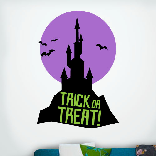 View ProductTrick Or Treat Haunted House Wall Decal