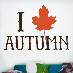 I Leaf Autumn Wall Decal