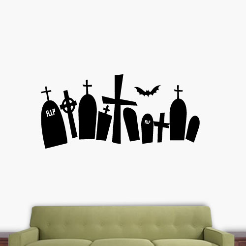 View ProductTomb Stones Wall Decal