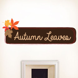 Autumn Leaves Wall Decal