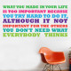 What you made in your life Wall Decal