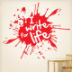 I write for life Wall Decal