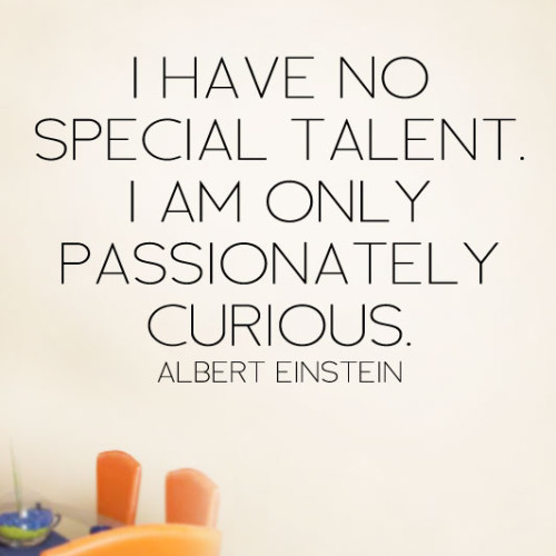 View Product Passionately Curious Wall Decal