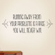 Race You Will Never Win Wall Decal