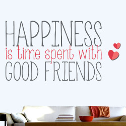 Happiness With Good Friends