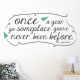 Go Somewhere Youve Never Been Wall Decal