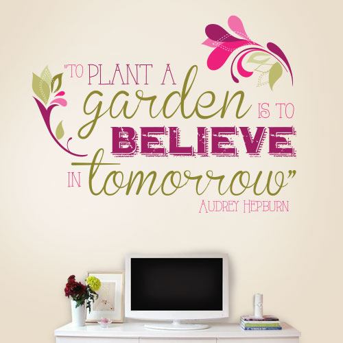 View ProductPlant A Garden Wall Decal