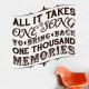 One Thousand Memories Wall Decal