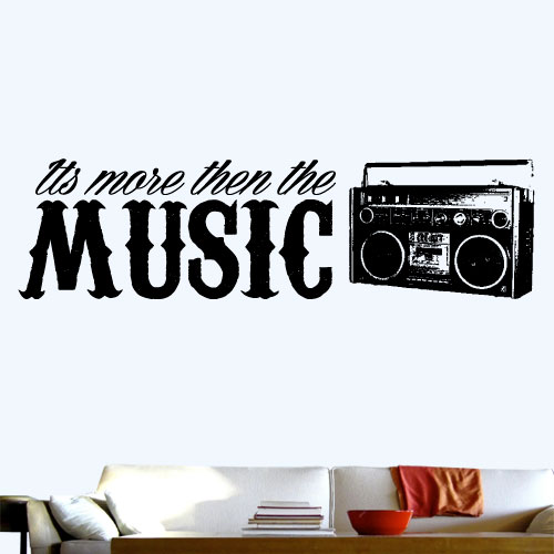 View ProductMore Then The Music Wall Decal