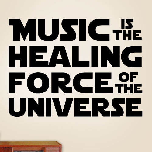 View ProductMusic Force Of The Universe Wall Decal