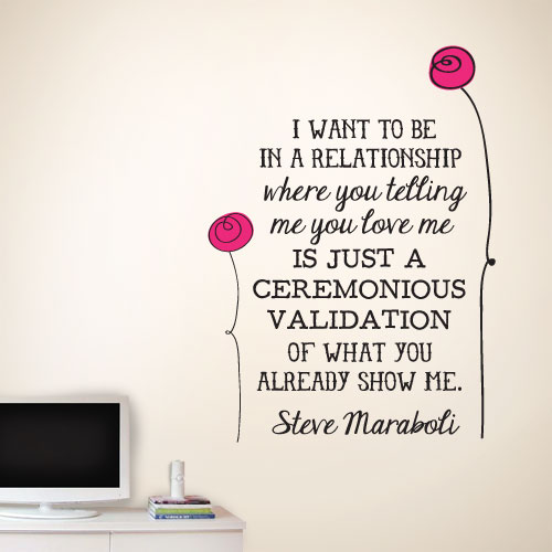View ProductCeremonious Validation of Love Wall Decal