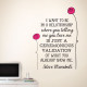 Ceremonious Validation of Love Wall Decal