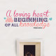 A Loving Heart Wall Decal
