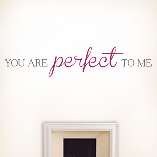 View ProductYou Are Perfect Wall Decal
