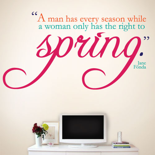 View ProductWomen Have Spring Wall Decal