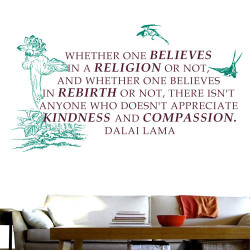 Appreciate Kindness and Compassion Wall Decal