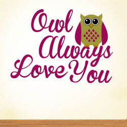 Owl Always Love You Wall Decal