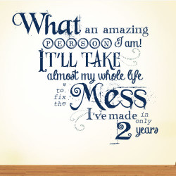 What An Amazing Person Wall Decal