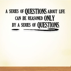 A Series Of Questions Wall Decal