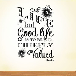 Not Life Wall Decal