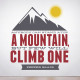 Climb a Mountain Wall Decal