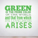 Green is the Primary Color Wall Decal